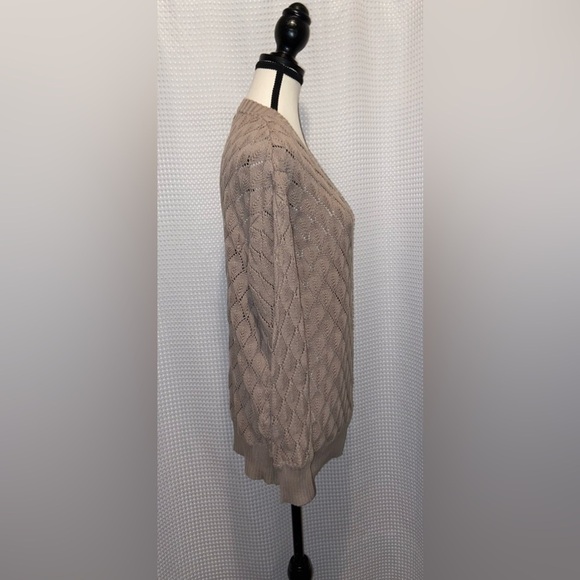 Women’s EMPROVED knitted organic cotton V Neck sweater size medium - Picture 6 of 12